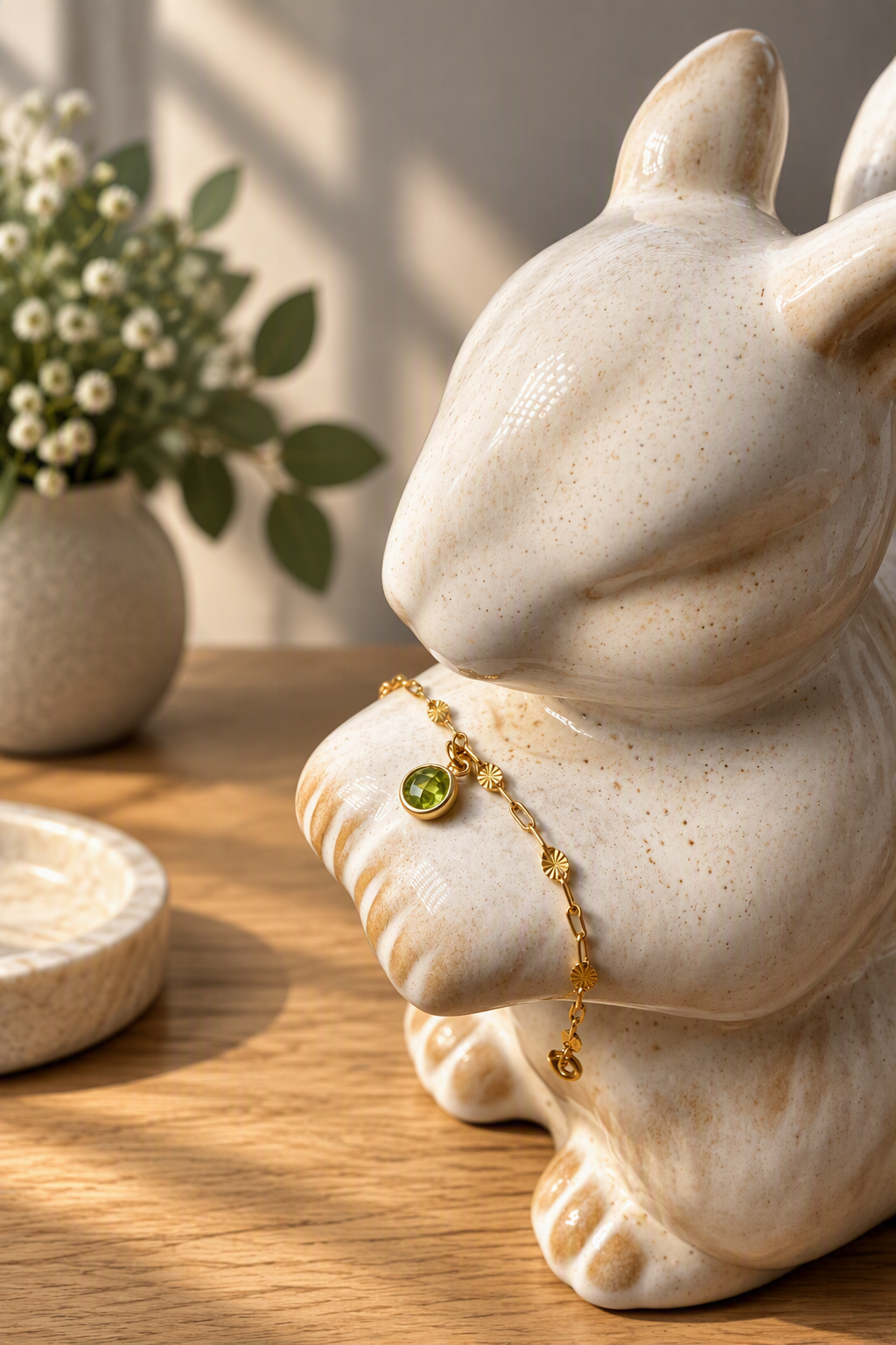 The Peridot Charm Bracelet