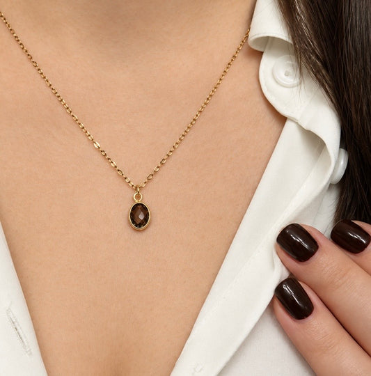 Smoky Quartz Necklace