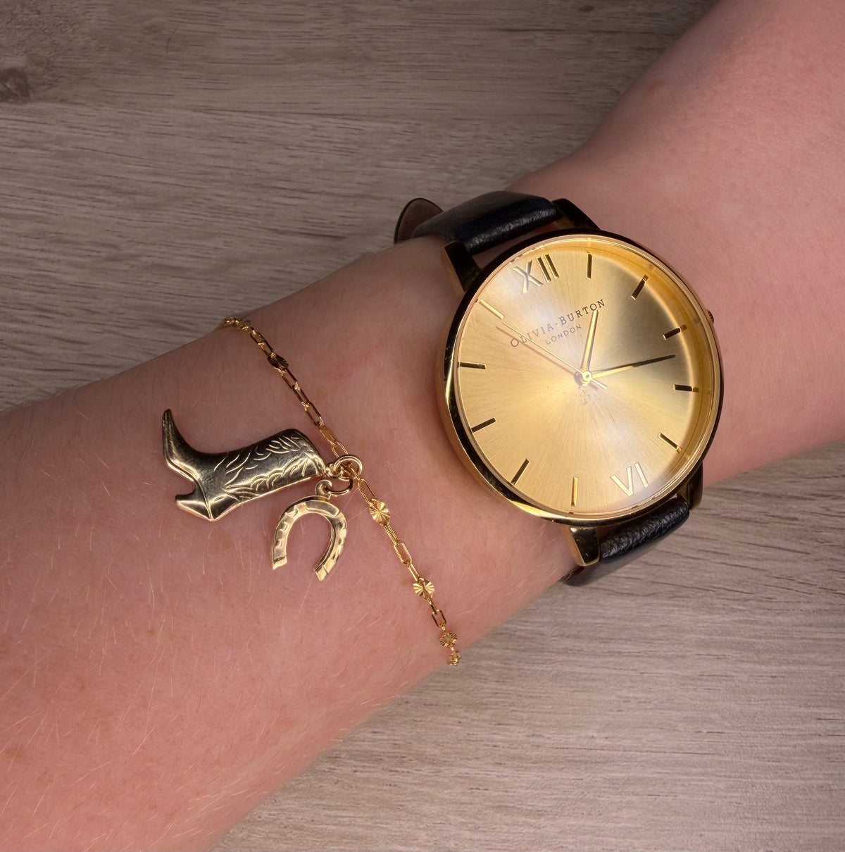 The Boot and Horseshoe Bracelet