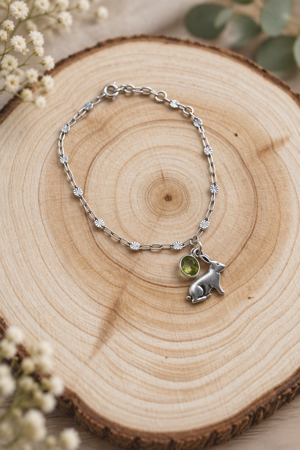 Sterling Silver Rabbit Bracelet