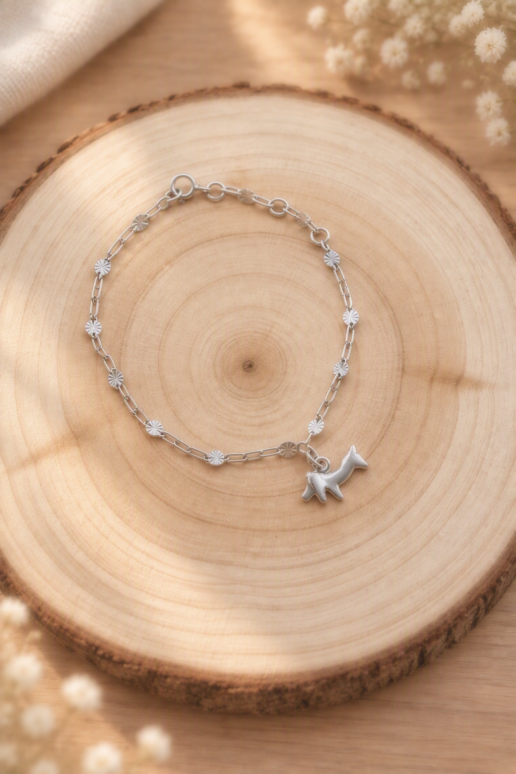 Sterling Silver Dachshund Bracelet